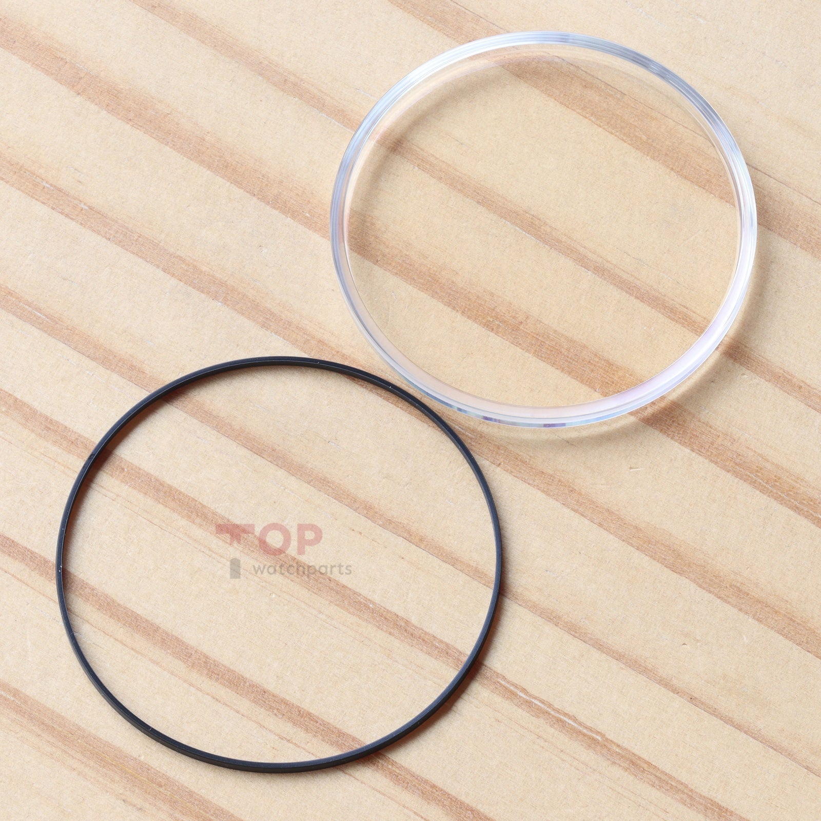 Box-shaped Watch Sapphire Crystal&Gasket for IWC Da Vinci Perpetual Calendar IW3921 43mm Glass