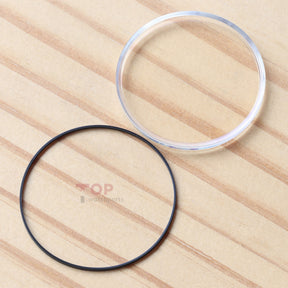 Box-shaped Watch Sapphire Crystal&Gasket for IWC Da Vinci Perpetual Calendar IW3921 43mm Glass