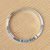 18K White Gold Watch Bezel for Rolex Datejust 36 126234/116234 Fluted Ring