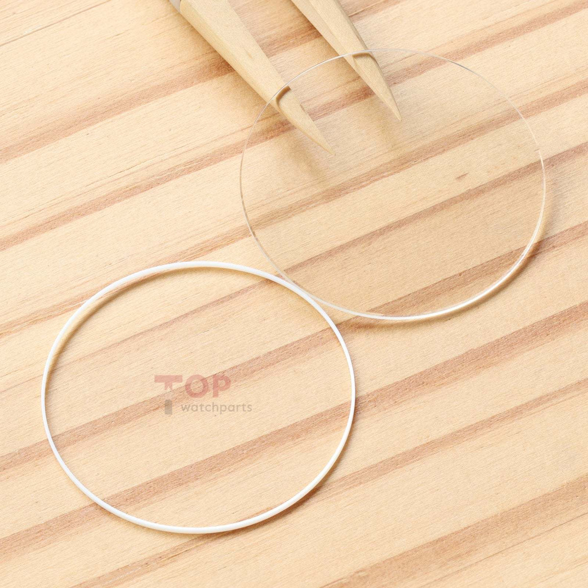 Double Domed Sapphire Crystal&Gasket for Vacheron Constantin VC Retrograde 4010U/4000U 42.5mm Watch Glass