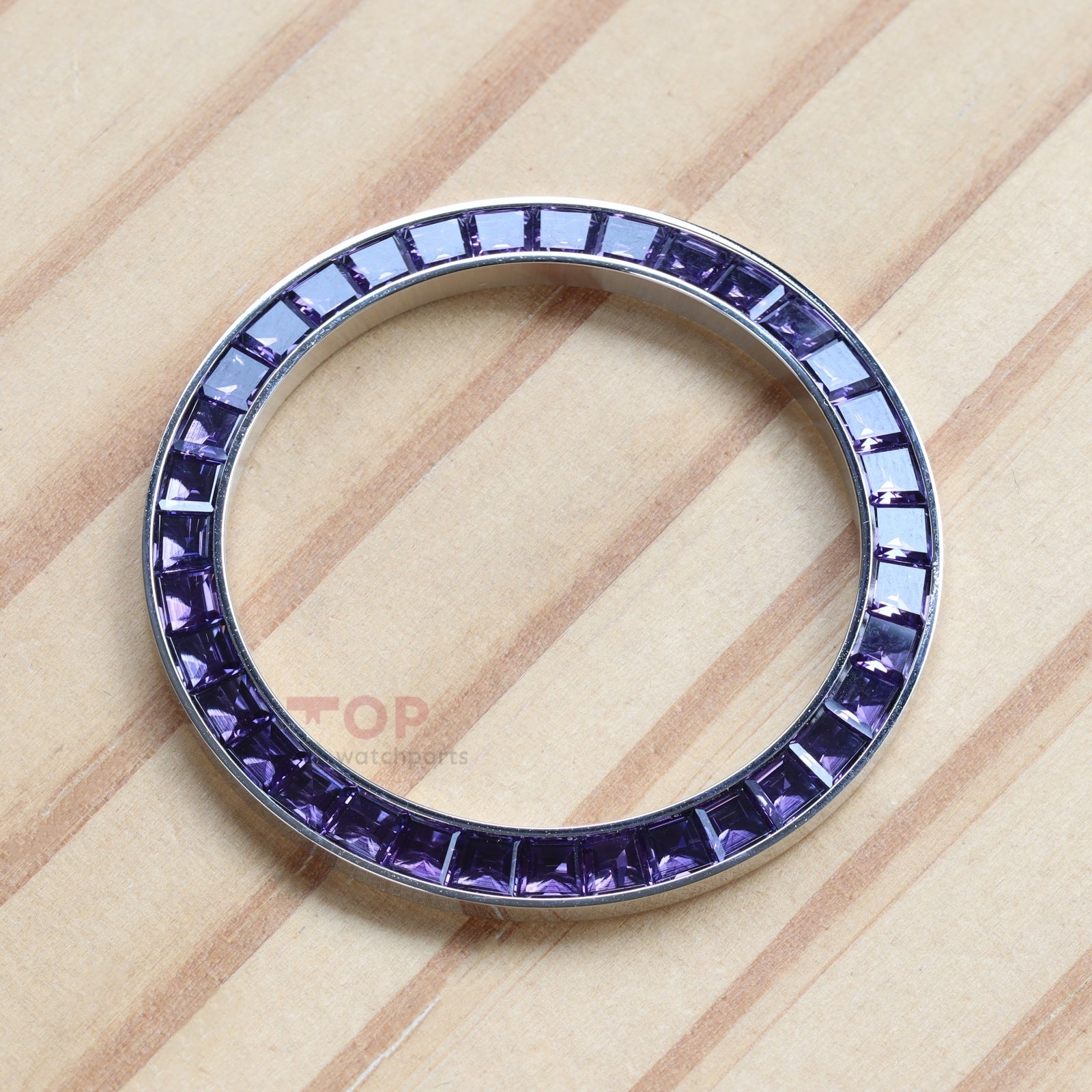 Synthetic Purple Spinel Bezel for Rolex Daytona 40mm Watch Gemstone
