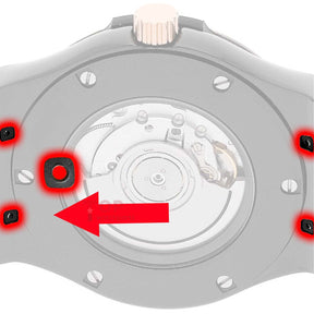 Plastic Watch Screw Spacer Bolt Holder Fixing Sleeve for Hublot Classic Fusion Watch Case Back
