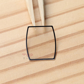 Gold Frame Watch Sapphire Crystal for Breguet HERITAGE 8671 25×29mm Glass