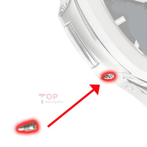 18K Gold/White Gold Watch Case Side Screw for Patek Philippe PP 5712 Nautilus 40mm Watch