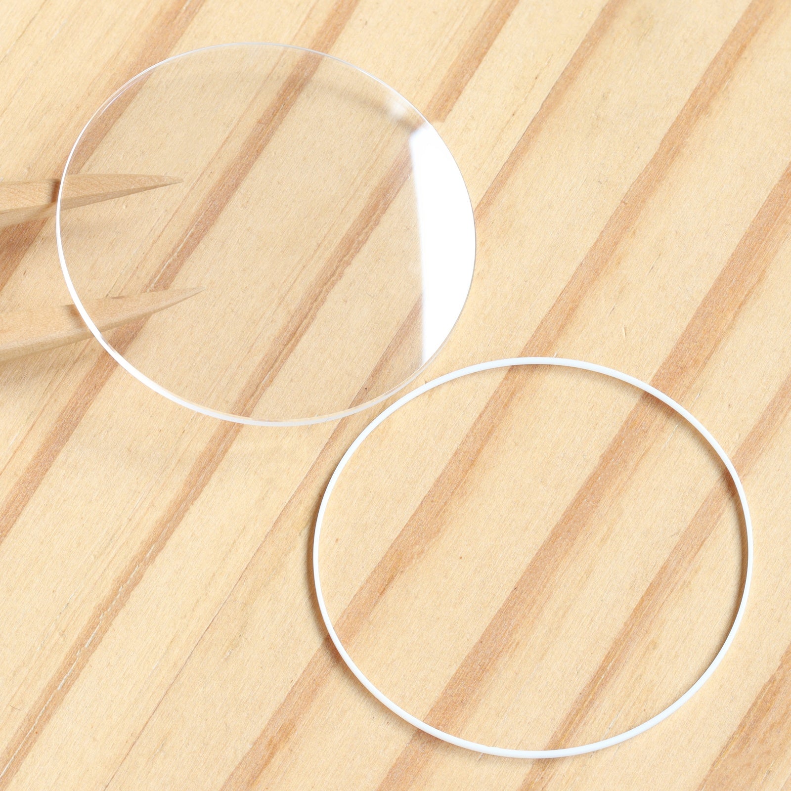 AR Coating Double Domed Watch Sapphire Crystal&Gasket for Blancpain Villeret 6676-3642-55B 40mm Glass