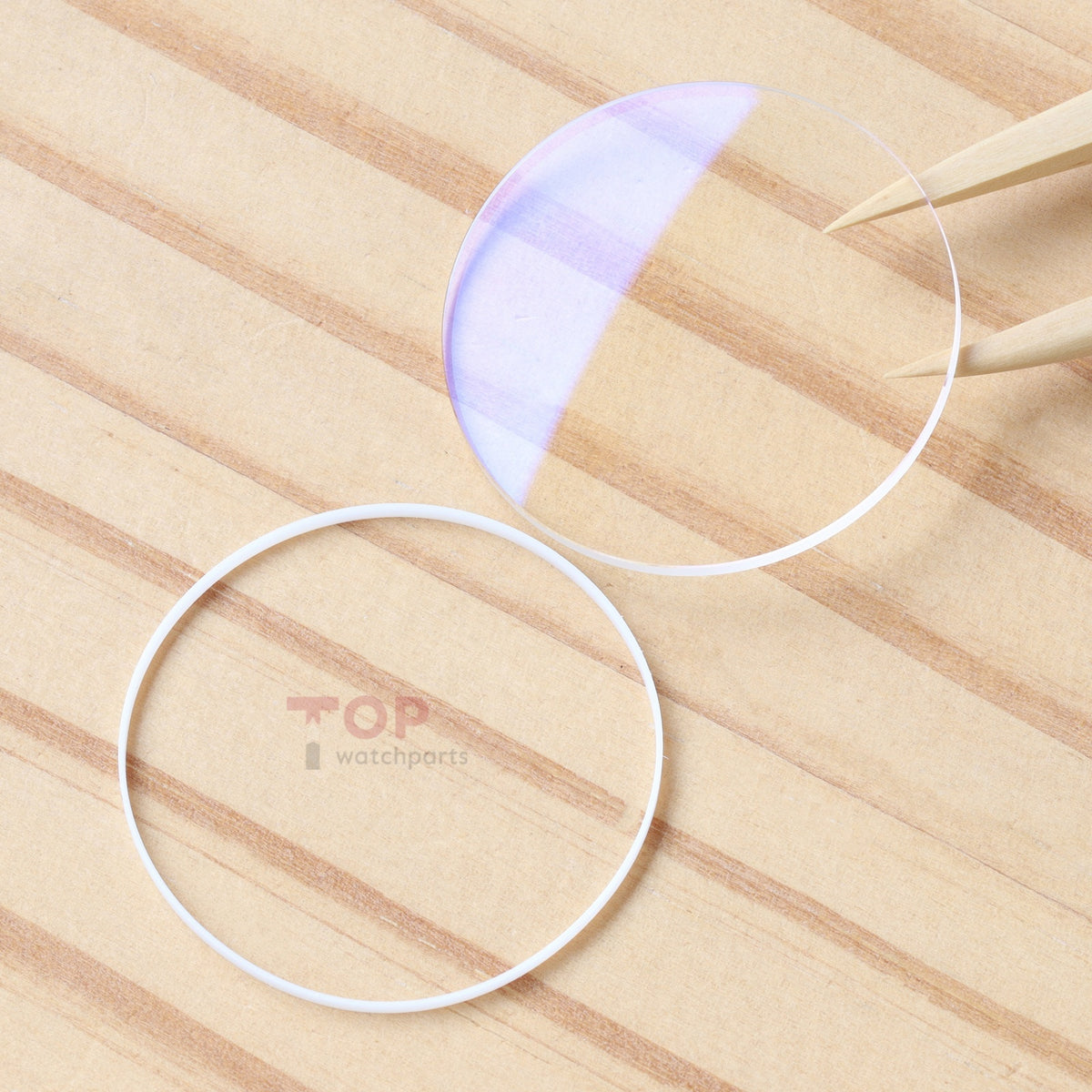 AR Coating Watch Sapphire Crystal&Gasket for IWC Pilot's Watch Automatic 36 IW3240 36mm Glass