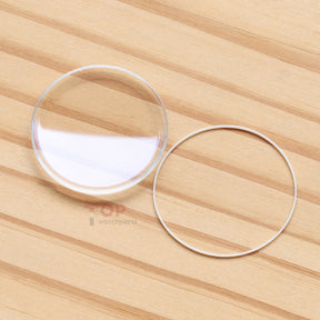 Watch Lid Crystal for Tudor Glamour Double Date 57103/57100 42mm Watch Sapphire Highly-domed Glass