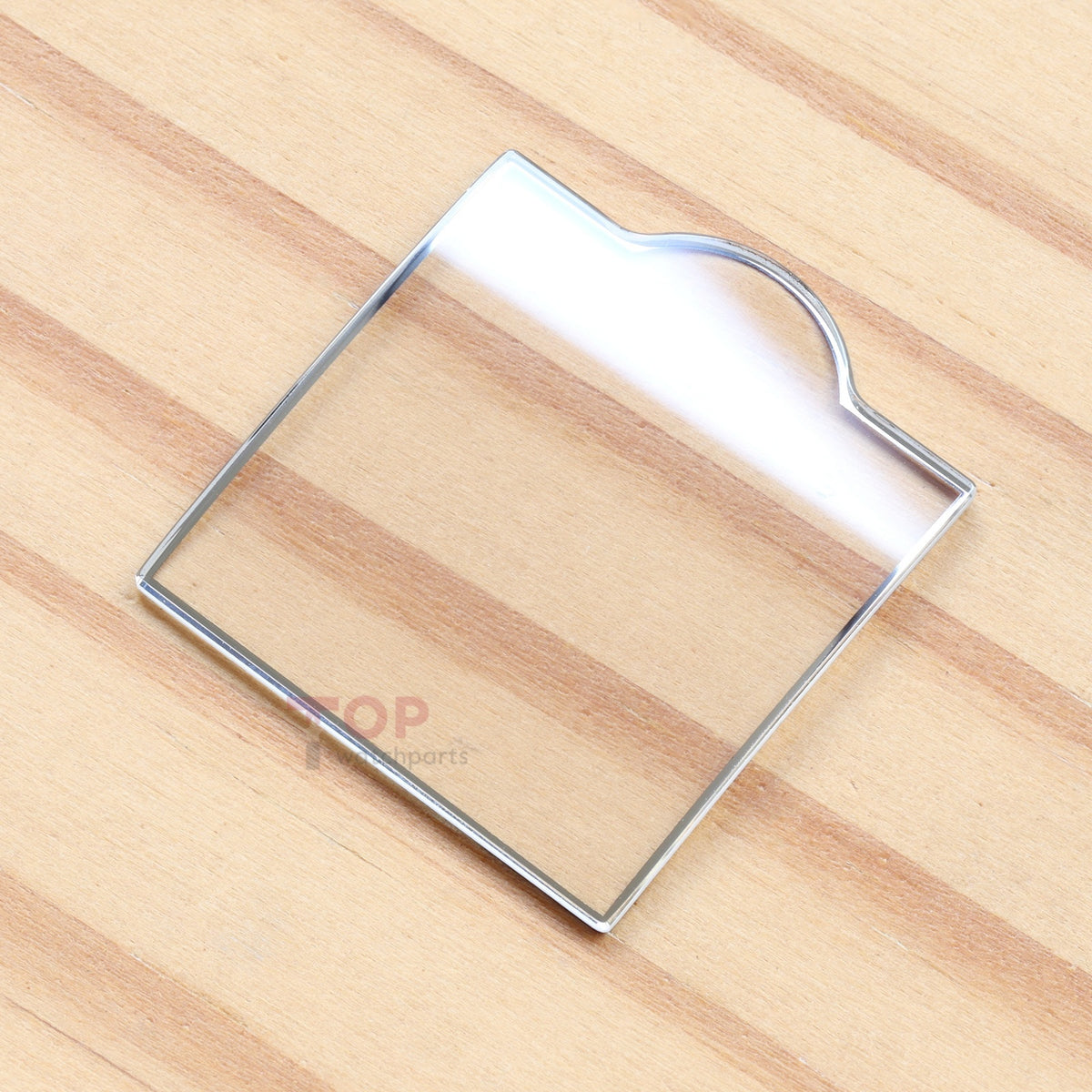 Silver Edge Watch Glass for Chopard L.U.C 162283 40x37mm Sapphire Crystal