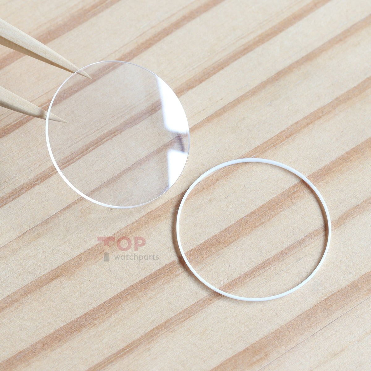 Watch Sapphire Crystal&Gasket for IWC Da Vinci Chronograph IW3728 37mm Glass