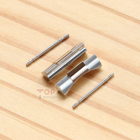 Strap End Link for Rolex 126300 126334 126331 126333 Datejust 41 Watch Rubber/Leather Band