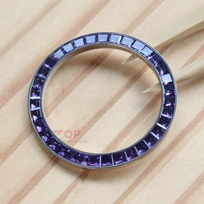 Synthetic Purple Spinel Bezel for Rolex Daytona 40mm Watch Gemstone