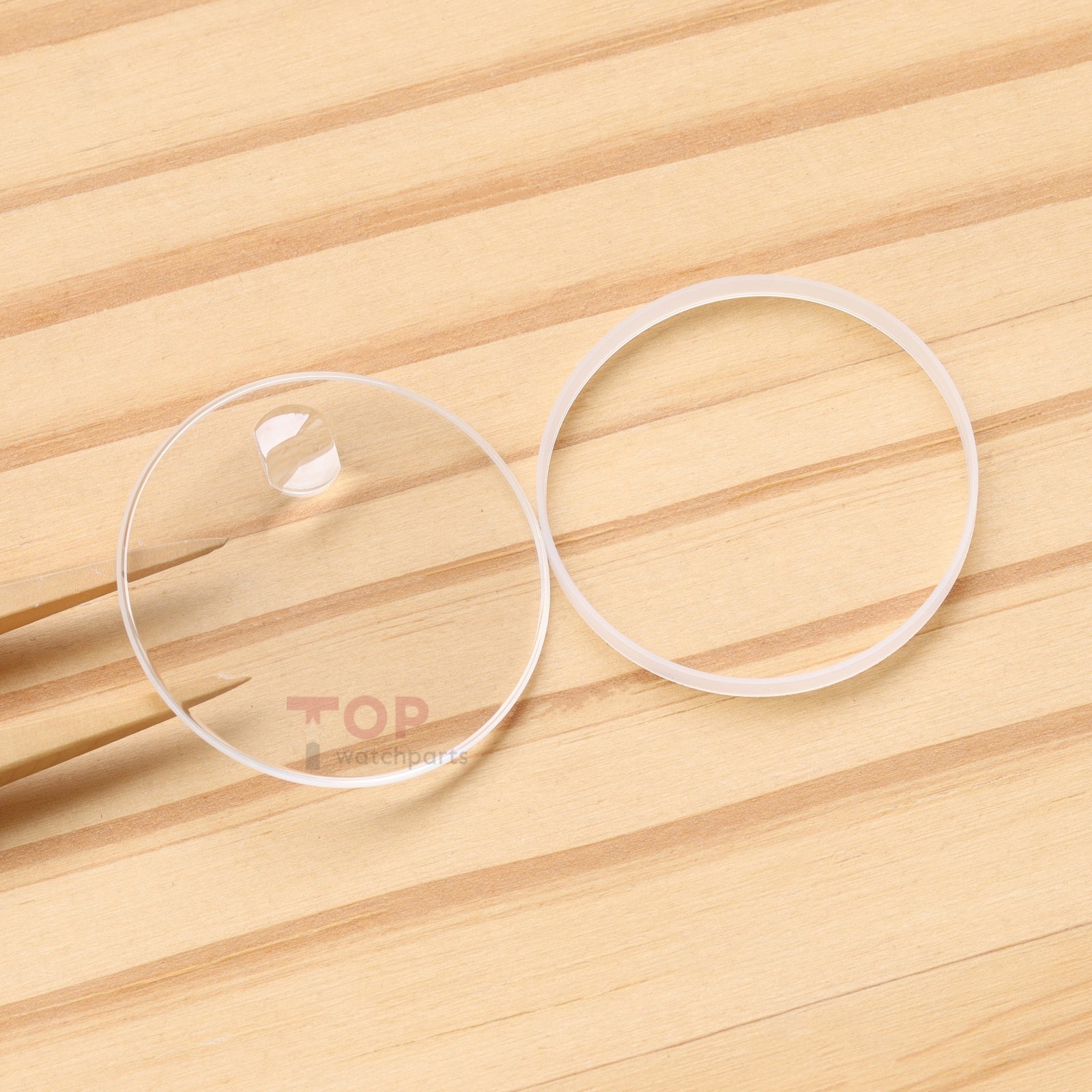 Watch Sapphire Crystal Gasket for Tudor Prince Date 79280/79260/79270 40mm Chronograph Watch Glass