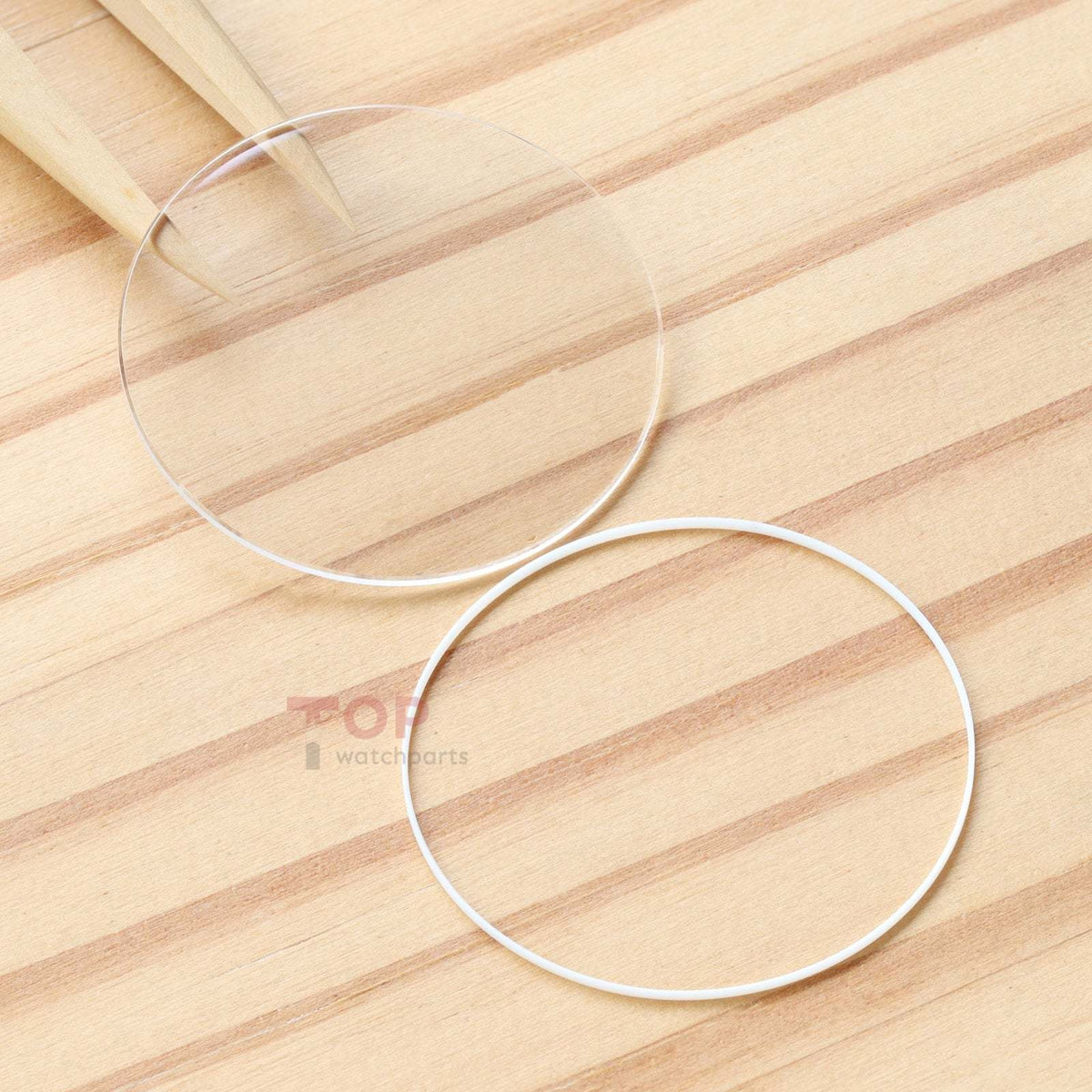 Double Domed Sapphire Crystal&Gasket for Vacheron Constantin VC Traditionnelle 43075 41mm Watch Glass
