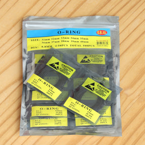 6 Sizes Watch Gasket Set Waterproof Rubber Ring O-Ring for Watch Bezel/Case Back