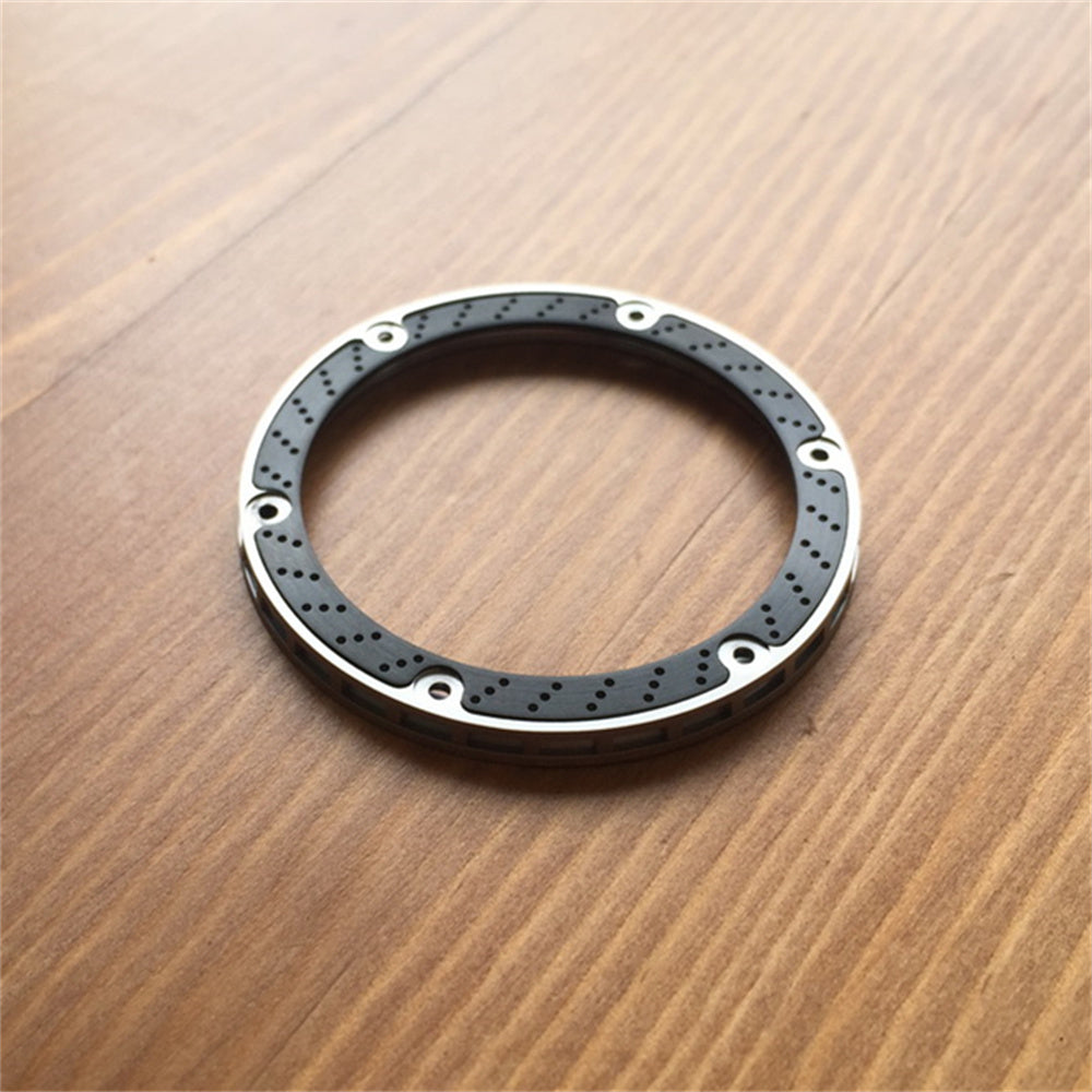 steel+carbon fibre bezel for HUB Hublot King Power F1 48mm watch
