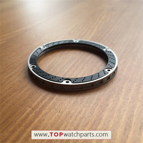 steel+carbon fibre bezel for HUB Hublot King Power 48mm watch