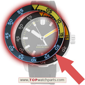 Luminosa gambe in vetro in zaffiro per iwc Aquatimer Aquatimer Family Cousteau Wach