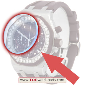26048 watch sapphire crystal glass fit for AP Audemars Piguet Royal Oak Offshore 37mm ladys' watch