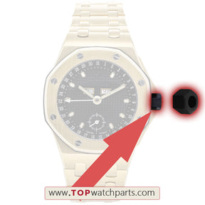 WATH WATH WATH WATH CROWN RUBBER COVER CAP for AP Audemars Piguet Royal Oak Offshore 25970st Watch Parts