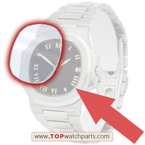verre saphir de montre adapté à la montre PP Patek Philippe Nautilus 3800