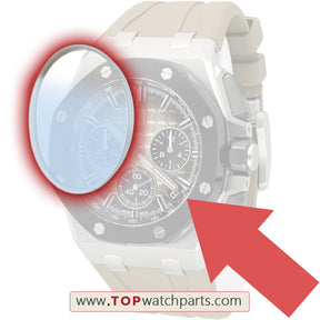 AR coating watch sapphire crystal glass for Audemars Piguet Royal Oak Offshore Chronograph 26420 watch