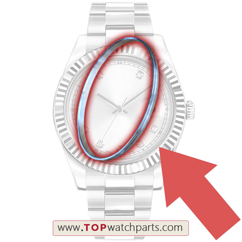 watch steel washer ring for Rolex Milgauss/datejust 41mm watch glass