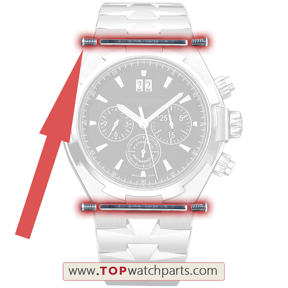 watch band screw tube for VC Vacheron Constantin Overseas Chronograph 49150 watch bracelet
