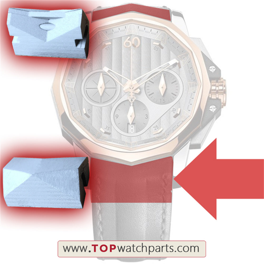 watch band insert for Corum Admirals Cup Challenge watch leather strap
