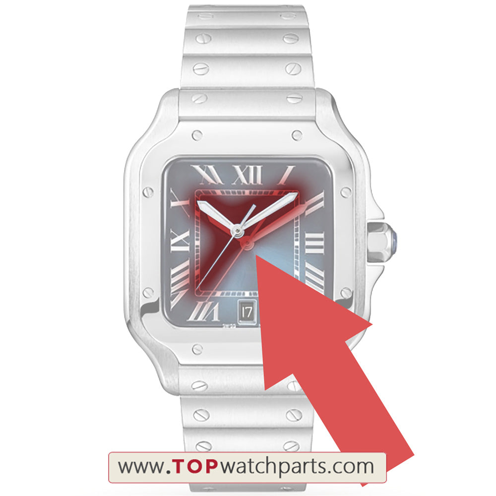 4072 luminous watch hand set for Cartier Santos Large watch cal.1847 MC movement