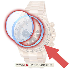 116505 montre avec revêtement ar verre saphir adapté à la montre pour homme Rolex Cosmograph Daytona