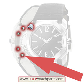 steel pentagon screw fit for Bvlgari OCTO watch case back cover