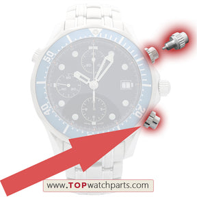 زر ضغط الساعات لأجزاء دافع الساعة Ω OMG Omega Seamaster CHRONO DIVER 300M