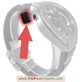 watch pusher button sticker for Piaget Polo FortyFive Flyback chronograph watch parts