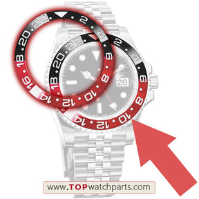 Keramiklünette für Rolex OYSTER PERPETUAL GMT-Master II Automatikuhr