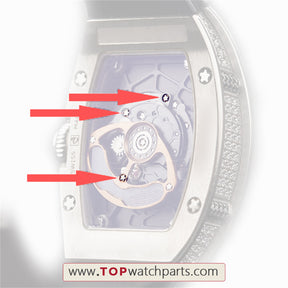 Tournevis à 5 broches de 1,16 mm pour pièces de vis d'attelle de mouvement de montre automatique pour femme RM Richard Mille RM007