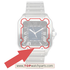 rubber waterproof ring for Santos de Cartier 4072/ WSSA0030 automatic watch