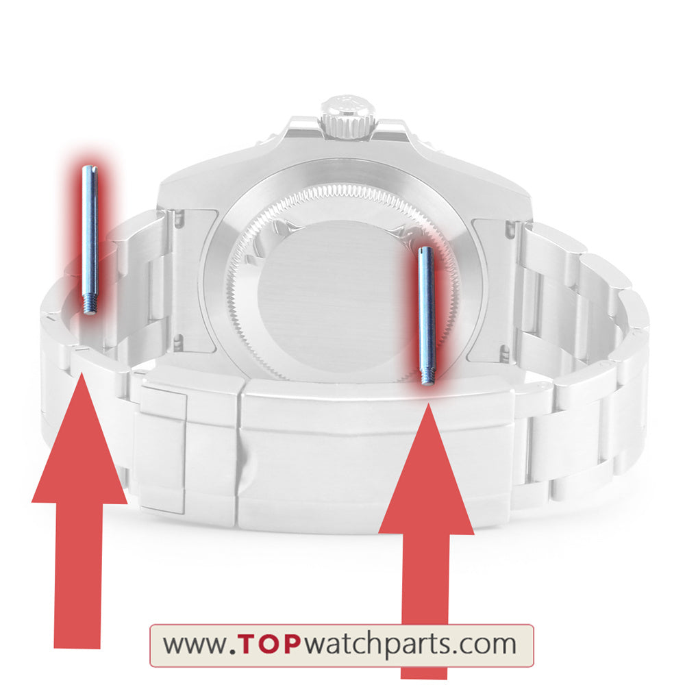 watch buckle/bracelet screw tube for Rolex Submariner Date 41mm 126610 watch steel band
