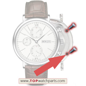 علبة الساعة برغي لساعة IWC IW3910 Portofino Family وغطاء خلفي للغطاء الأوسط