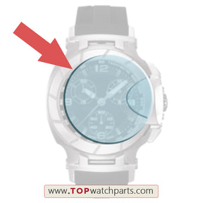 Glass di cristallo a zaffiro per Tissot T-Sport Trace T048 Orologio automatico