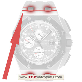Conversion link kit for AP Audemars Piguet ROO ROYAL OAK OFFSHORE 44mm Schumacher carbon watch case connect watch band 26400