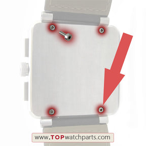 Vite di orologio esagonale interno per Bell & Ross BR01 46mm Watch Back Parts