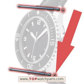 Innensechskantschraube Rohrstange Ohrstange für Blancpain BP Fifty Fathoms 5015/5085 Uhr