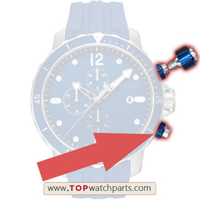 Pulsante Push per Tissot T-Sport SEASTAR 1000 MASS T066.427 ORDAGGIO PUSHER