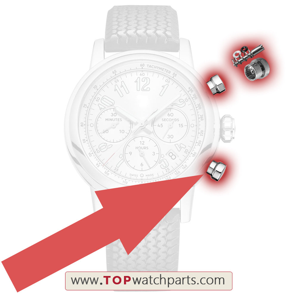 waterproof pusher button for Chopard Classic Racing 42mm 168589 automatic watch