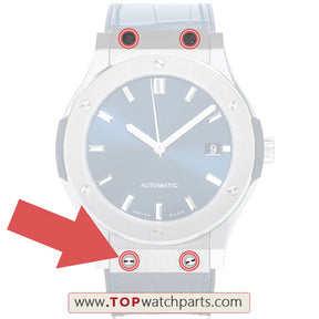 Vite "H" per Hub Hublot Classic Fusion 511 521 541 542 561 Automatic Watch Band
