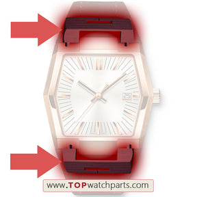 strap metallic inserts inside for IWC Da Vinci Family IW546103 automatic watch