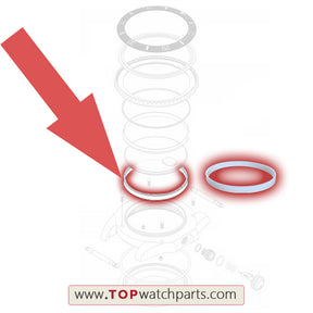 watch glass seal washer ring for Rolex Submariner 40mm watch glass