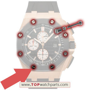 bezels screw set for Audemars Piguet AP Royal Oak Offshore 44mm panda original watch bezel insert case back screw 26400 26568