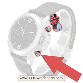 Chronograph watch push button for Panerai Luminor Chrono Men's Watch PAM00310 pusher parts