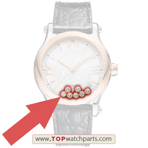 movable ornament diamonds for Chopard Happy Diamonds original automatic watch
